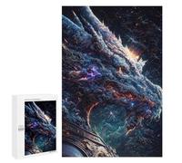 Puzzle per adulti, 1000 pezzi Galactic Storm Dragon Puzzles per adolescenti, giocattoli fai da te, regali per donne, adatti anche come regalo per tutta la famiglia, 1000 pezzi