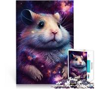 Puzzle per adulti, 1000 pezzi, galassia animale, criceto, velocità manuale, analisi e logica, adatto per adolescenti dai 14 anni, 26 x 38 cm
