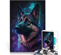 Puzzle per adulti 1000 pezzi galassia pastore tedesco giocattolo educativo per alleviare lo stress 26 x 38 cm promuove l'amore tra le coppie