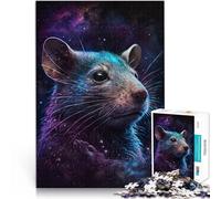 Puzzle per adulti 1000 pezzi Galaxy Animal Mouse Family Fun Puzzle affare come regalo per tutta la famiglia 50 x 74,9 cm per adolescente Età 14+