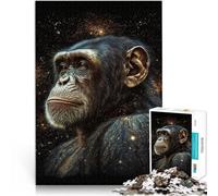 Puzzle per adulti, 1000 pezzi, Galaxy Art Monkey, gioco di famiglia per adulti e 26 x 38 cm, adatto come decorazione da scrivania per adolescenti dai 14 anni in su