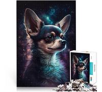 Puzzle per adulti 1000 pezzi Galaxy Chihuahua per regali di puzzle 26 x 38 cm Migliora l'amore tra le coppie per i 14 anni e più