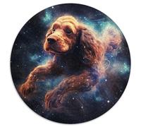 Puzzle per adulti 1000 pezzi Galaxy Dog, gioco interattivo per famiglie, decorazione fai da te per la casa, sfida per il cervello (67,5x67,5 cm)