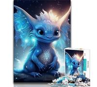 Puzzle per adulti 1000 pezzi "Galaxy Dragon Baby" per adolescenti, perfetti per le serate di gioco, giocattolo colorato per regalo a casa (dimensioni 38x26cm)