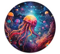 Puzzle per adulti 1000 pezzi Galaxy Octopus, puzzle rotondo da 1000 pezzi, gioco interattivo per famiglie, adatto dai 14 anni in su (67,5x67,5cm)