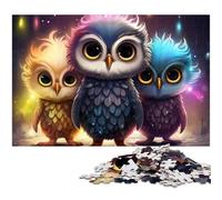 Puzzle per adulti 1000 pezzi Galaxy Owl Puzzle impossibili per adulti Ideale per divertimento in famiglia, relax e regali per le feste 50x75CM/19,68x29,52 pollici