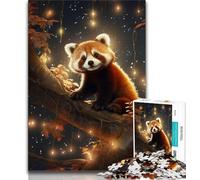 Puzzle per adulti 1000 pezzi Galaxy Red Panda, giocattolo educativo intellettuale decomprimente, regalo di compleanno, regali (38x26cm)