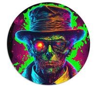 Puzzle per adulti, 1000 pezzi Gangster Zombie Neon Color Puzzle impegnativi Gioco di attività per famiglie, Decorazione da parete per la casa (67,5x67,5cm)