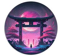 Puzzle per adulti 1000 pezzi "Gate to The Beyond" Puzzle rotondo 1000 pezzi per serata di giochi in famiglia, arredamento per la casa e regalo per allenare la mente 67,5x67,5 cm