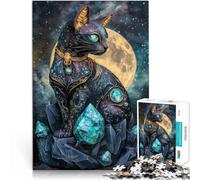 Puzzle per adulti 1000 pezzi Gatto Cosmico Fatto di carta,Adatto a persone dai 14 anni in su Giochi educativi Migliorare l'amore tra le coppie。misurare:38x52cm/14.96x20.47pollice