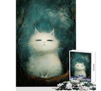 Puzzle per adulti 1000 pezzi Gatto giudice Decorazione per la casa Giocattoli Regalo per compleanni Giochi per famiglie Attività divertenti a casa Dimensioni 50x75cm