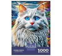 Puzzle Per Adulti 1000 Pezzi - Gatto Ragdoll Difficile | Gioco Relax Anti-Stress Con Stampa Nitida | Decorazione Unica Per Appassionati 38x26cm/1000pcs