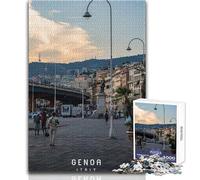 Puzzle per adulti 1000 pezzi Genoa Toys Giochi educativi Modello Assemblaggio Opera d'arte Regalo Dimensioni 38x26cm