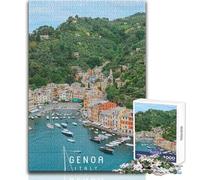 Puzzle per adulti 1000 pezzi Genoa Toys Giochi educativi Modello Assemblaggio Opera d'arte Regalo Dimensioni 38x26cm