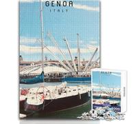 Puzzle per adulti 1000 pezzi Genova Bellissimo design Gioco Decorazione perfetta Regalo di compleanno Dimensioni 38x26cm