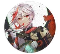 Puzzle per adulti 1000 pezzi Genshin Impact Kaedehara Kazuha Puzzle rotondo da 1000 pezzi Gioco interattivo per famiglie, adatto per età 14+ 67,5x67,5 cm