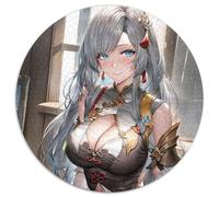 Puzzle per adulti, 1000 pezzi Genshin Impact Shenhe Jigsaw Puzzles, rompicapo impegnativo per adolescenti, divertente serata di giochi in famiglia 67,5x67,5 cm