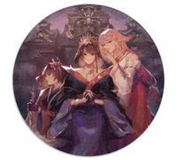 Puzzle per adulti 1000 pezzi Genshin Impact Yae Miko Puzzle rotondo da 1000 pezzi Ideale come decorazione fai da te e come regalo rompicapo 67,5x67,5 cm