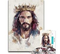 Puzzle per adulti 1000 pezzi Gesù adolescente puzzle gioco per famiglie antistress sfida difficile adatto per coppie 26x38cm