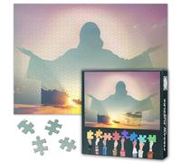 Puzzle per adulti 1000 pezzi Gesù Cristo Jigsaw Puzzle 1000 pezzi religione cristiana tema, puzzle giochi impegnativi per donne decorazione domestica regalo dimensioni 19,7 x 27,5 pollici