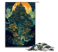 Puzzle per adulti 1000 pezzi Giappone Palazzo Fantasy Puzzle in legno per bambini Giocattolo educativo intellettuale decomprimente 75x50 cm