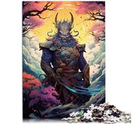 Puzzle per adulti 1000 pezzi giapponese Sakura Samurai Stress Relief è ideale come regalo per tutta la famiglia 26x38cm