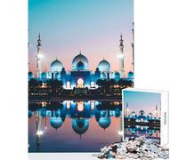 Puzzle per adulti 1000 pezzi Giocattoli per la decorazione della casa araba saudita Ottimi regali e giocattoli Gioco educativo Ogni pezzo è unico - Dimensioni 38x52cm
