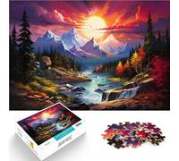 Puzzle per adulti, 1000 pezzi, giocattolo paesaggistico, gioco di pensiero 50 x 75 cm, con parti completamente intrecciate a caso, per adolescenti dai 14 anni in su