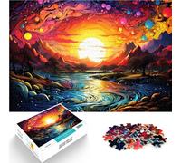 Puzzle per adulti, 1000 pezzi, giochi di paesaggio, giocattolo regalo, sfida l'intelligenza cerebrale, giocattolo che crea dipendenza da adolescenti a partire dai 14 anni, 26 x 38 cm