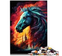 Puzzle per adulti 1000 pezzi Gioco di cavalli Giocattoli per regalo familiare 26x38cm Migliorare l'amore tra le coppie Adatto per adolescenti di 14 anni e più