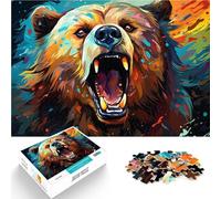 Puzzle per adulti, 1000 pezzi, gioco di famiglia con orsetti e 26 x 38 cm, ogni pezzo è unico, gioco di divertimento in famiglia per 14 anni