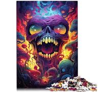 Puzzle per adulti 1000 pezzi Gioco di Mostri al neon Giocattoli per Regalo di famiglia è ideale come regali per tutta la famiglia 26x38cm