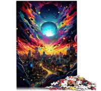 Puzzle per adulti, 1000 pezzi, gioco di pensiero Tokyo, 50 x 75 cm, con parti completamente intrecciate a caso, per adolescenti dai 14 anni in su