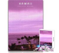 Puzzle per adulti, 1000 pezzi, gioco educativo per famiglie, tema Hawaii, decorazione perfetta, opera d'arte, regalo, dimensioni 50x75cm