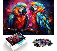 Puzzle per Adulti 1000 pezzi Gioco Puzzle Pappagallo Aiuta Il Cervello a esercitare Giocattoli avvincenti per coltivare la Pazienza per Adolescenti 14 Anni e oltre 26x38cm