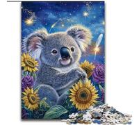 Puzzle per adulti 1000 pezzi Girasole Koala Puzzle 1000 pezzi Gioco interattivo per famiglie, rompicapo regalo, giocattolo educativo (dimensioni 50x75cm)