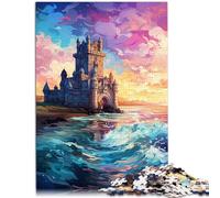Puzzle per adulti 1000 pezzi Giro di Belém Giocattoli educativi 26x38cm Sollievo dello Stress Staycation Uccidi il tempo per i 14 anni e più