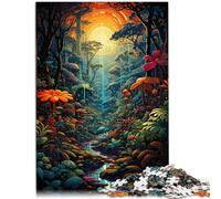 Puzzle per adulti 1000 pezzi giungla densa giocattoli educativi giochi di famiglia regalo per compleanni 19,7 pollici x 29,5 pollici per adolescenti da 14 anni e oltre