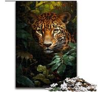Puzzle per adulti 1000 pezzi "Giungla leopardo", giocattolo educativo intellettuale decomprimente, ideale come regalo per tutta la famiglia (dimensioni 50x75cm)
