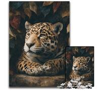 Puzzle per adulti, 1000 pezzi, giungla selvaggia, pantera nera, puzzle per età 14+, sfida educativa, attività divertenti a casa, regali di compleanno, regali da viaggio 50X75CM