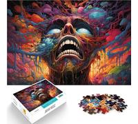 Puzzle per adulti 1000 pezzi Gli umani invasi da demoni puzzle divertenti in famiglia 26x38cm gioco stimolante e gioco familiare per i 14 anni