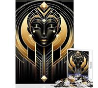 Puzzle per adulti 1000 pezzi Golden Era Elegance Art Giocattolo educativo Regalo per compleanni Giochi rilassanti Ogni pezzo è unico - Dimensioni 50x75cm