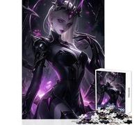 Puzzle per adulti 1000 pezzi Gothic Darkness Queen Giocattoli antistress Regalo per compleanni Gioco rompicapo Attività divertenti a casa dimensioni 38x52cm