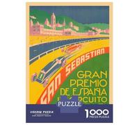 Puzzle Per Adulti 1000 Pezzi Gran Prix Premio San Sebastian Espana 1933 Puzzle Per Adolescenti Giocattoli Antistress Sfida Difficile Regali Unici Per Compleanno 52x38cm/1000pcs