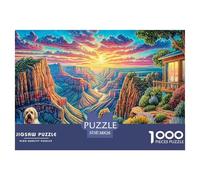 Puzzle Per Adulti 1000 Pezzi - Grand Canyon USA Difficile | Gioco Relax Anti-Stress Con Stampa Nitida | Decorazione Unica Per Appassionati 38x26cm/1000pcs