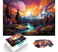 Puzzle per adulti 1000 pezzi Grand Teton National Park giocattolo educativo 26 x 38 cm gioco educativo per compleanno Natale