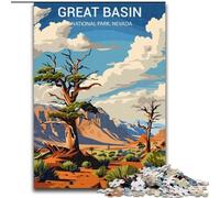 Puzzle per adulti 1000 pezzi Great Basin National Park, impegnativo e difficile con pezzi completamente interconnessi di forma casuale 26x38cm