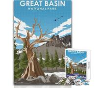 Puzzle per adulti 1000 pezzi Great Basin National Park, serata di divertimento e giochi per famiglie, ma anche un regalo di compleanno divertente e umoristico, dimensioni 50x75cm