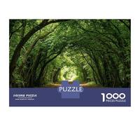 Puzzle Per Adulti 1000 Pezzi Green Forest Tunnel Path Puzzle Per Adolescenti Gioco Pratico Regali Per Donne Regali Di Natale Compleanno 52x38cm/1000pcs