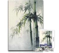 Puzzle per adulti 1000 pezzi Green Zen Bamboo Paradise Rompicapo Giochi per famiglie Vacanze a casa Idee regalo per ammazzare il tempo Dimensioni 38x52cm